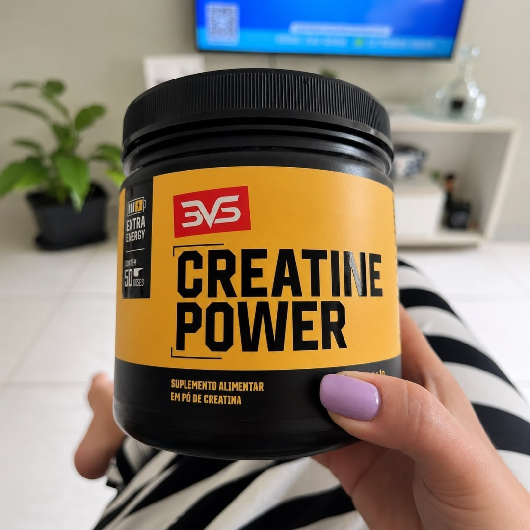 Creatina Monohidratada Power Extra Energy - 300g - 3VS Nutrition