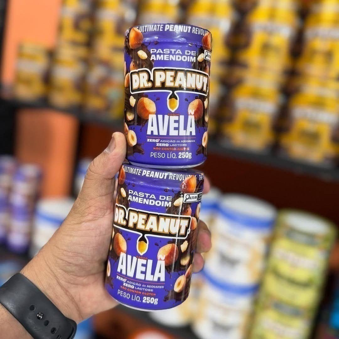 Pasta de Amendoim Dr. Peanut Sabor Avelã com Whey 250g
