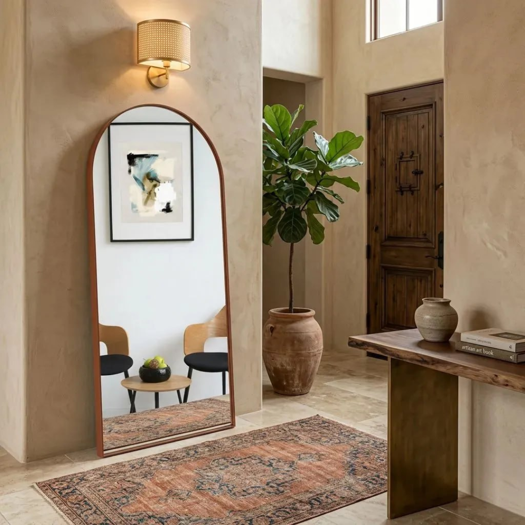 Espelho Decorativo Grande Corpo Inteiro Com Moldura 100x50