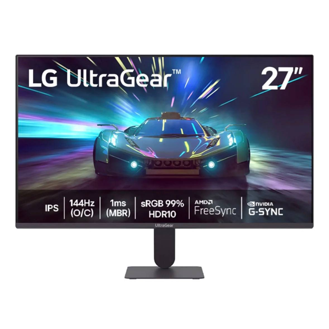 Monitor LG Ultragear 27g411a-b 27, FHD, 144Hz, 1ms (MBR), Nvidia G-sync, Amd Freesync, Hdr10 Preto 127/220v