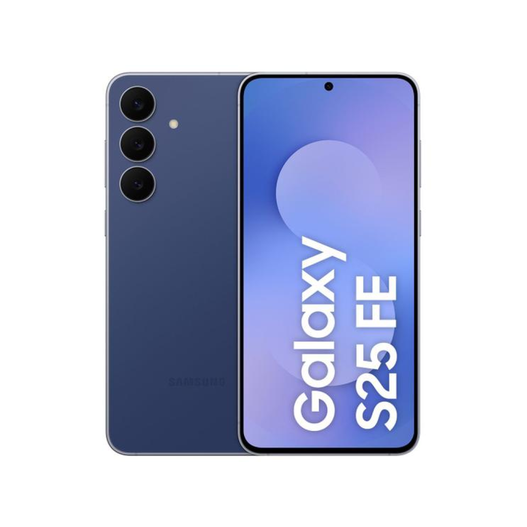 Smartphone Samsung Galaxy S25 FE 128GB 5G 8GB RAM Azul Marinho 6,7" Câm. Tripla + Selfie 12MP