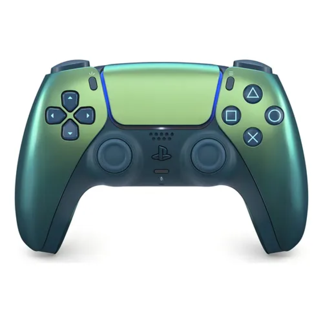 Controle sem fio DualSense Chroma Teal PS5 Sony CFI-ZCT1W cor verde
