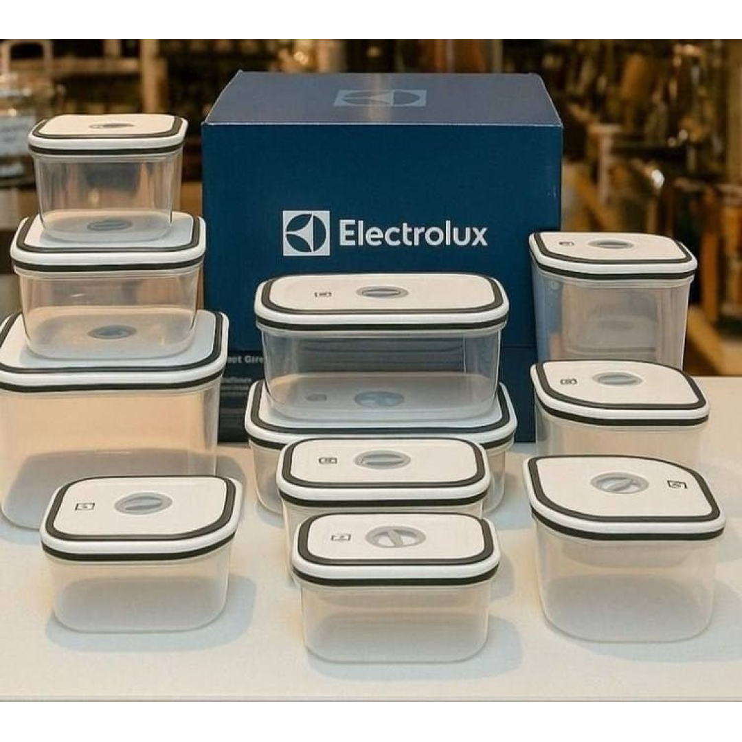 Kit 12 Potes Herméticos Electrolux c/ Tampa