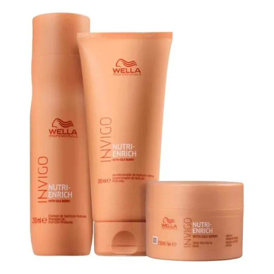 Kit Wella Professionals Invigo Nutri-enrich Trio Pequeno