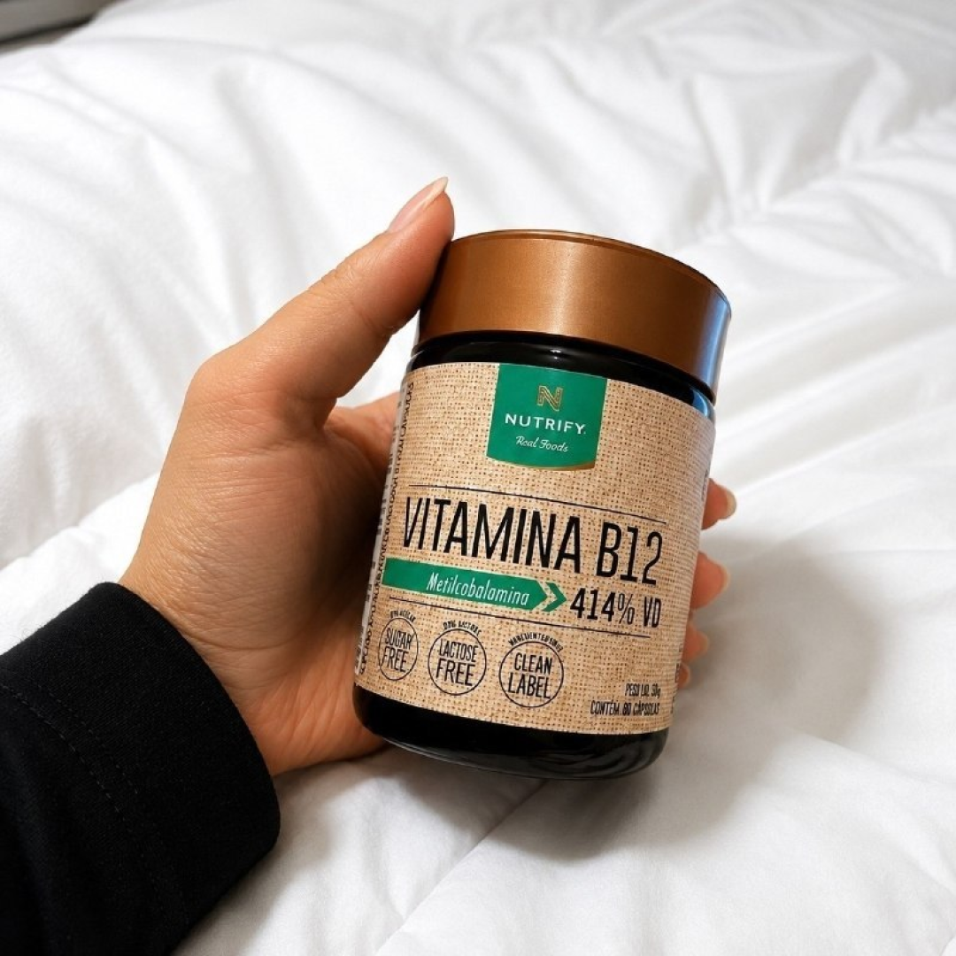 Vitamina B12 Metilcobalamina 414% 60caps Nutrify