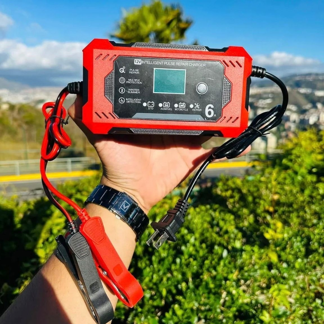 Carregador Inteligente de Bateria Automotiva 12v