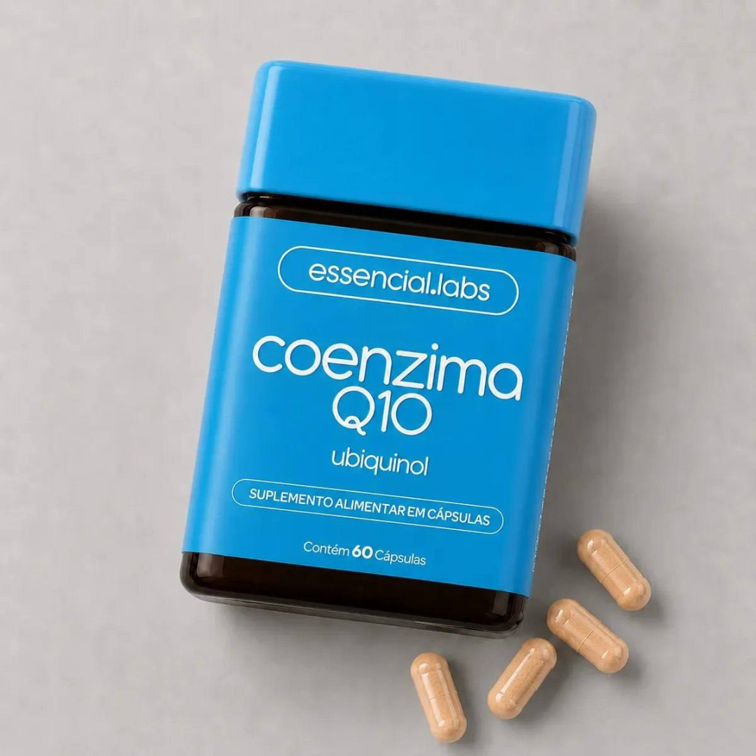 COENZIMA Q10 UBIQUINOL 100mg por Cápsula - 60 Cápsulas - Fórmula Concentrada com Matéria-prima Importada