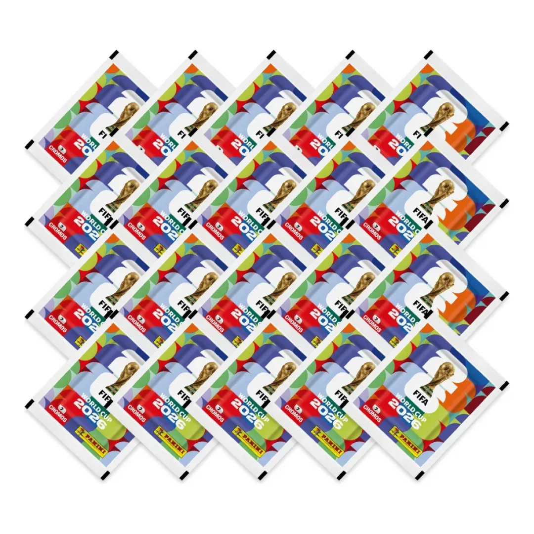 700 Figurinhas Panini Copa Do Mundo FIFA 2026 Kit 100 Envelopes