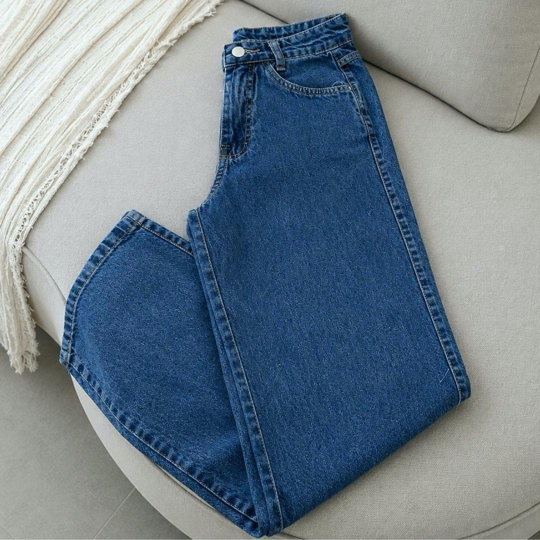 Calça Jeans Wide Leg