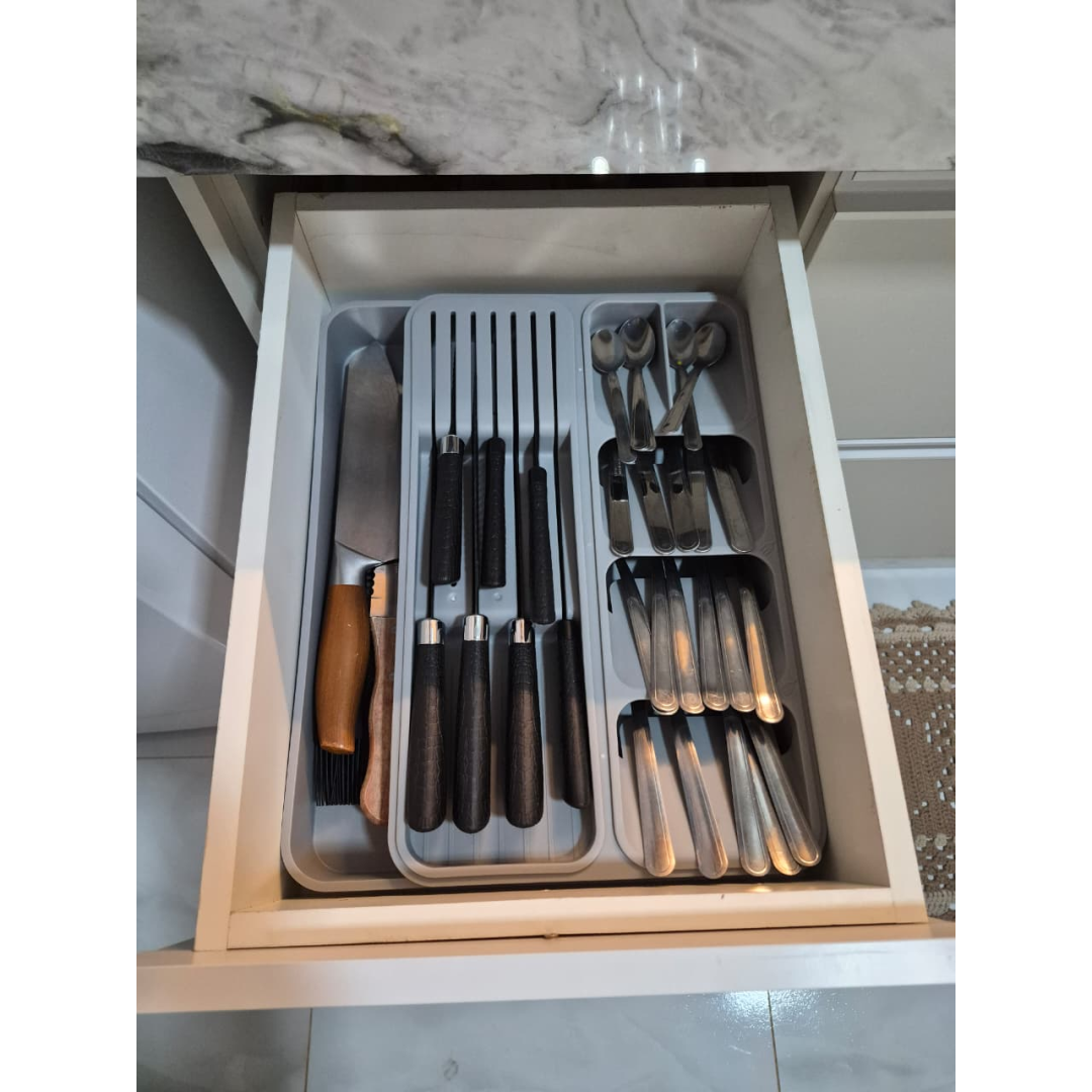 Porta Talher Organizador Organiza Colheres e separado faca