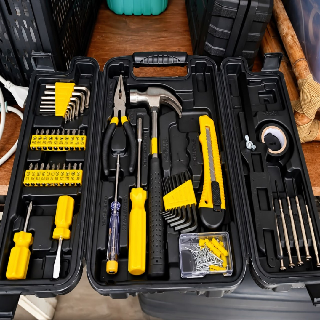 Kit Jogo De Ferramentas 142 Peças Fasterr Com Maleta