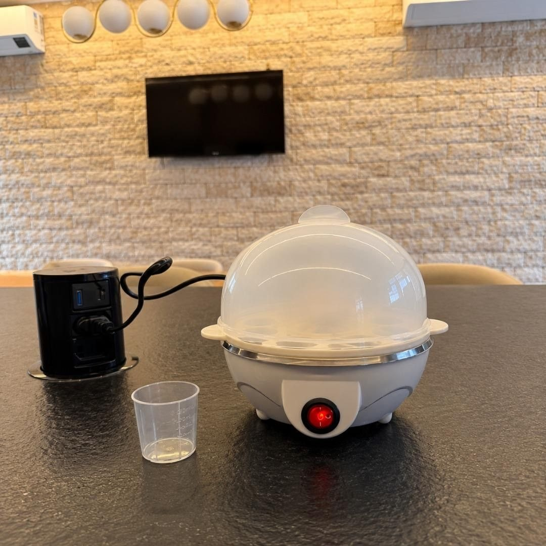Cozedor Elétrico De Ovos A Vapor Portátil 220V