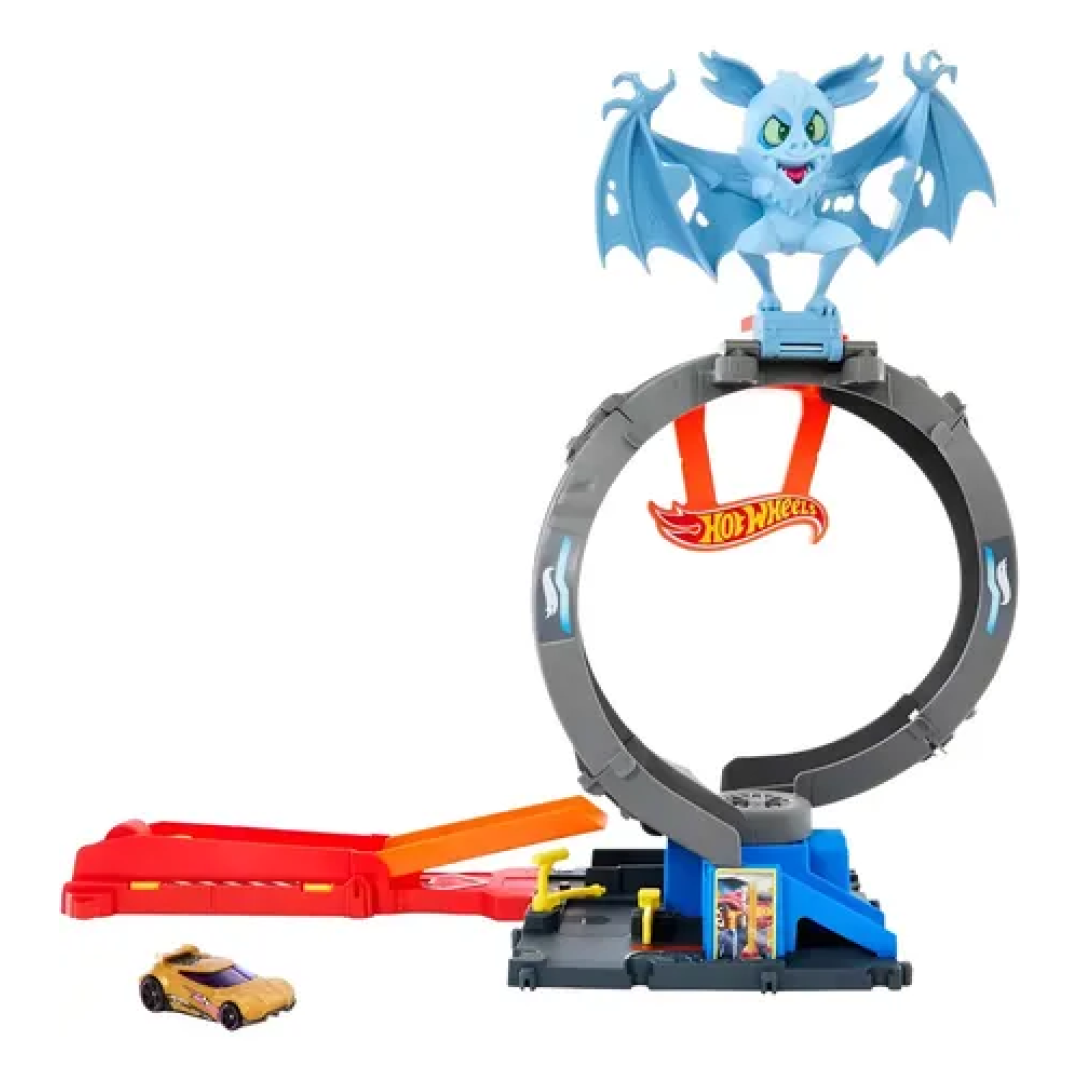 Pista Hot Wheels City Loop Ataque Do Morcego
