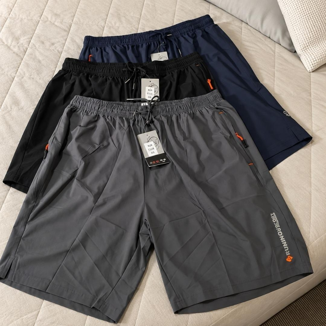 Kit com 3 Bermudas Secagem Rápida Academia