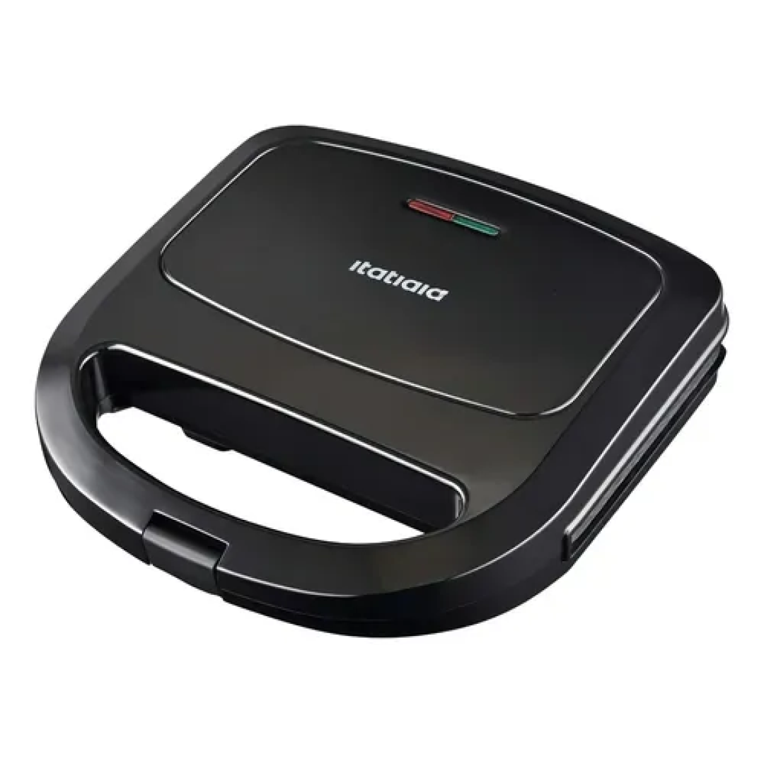 Sanduicheira E Grill Itatiaia Essencial 750w Preta Cor Preto