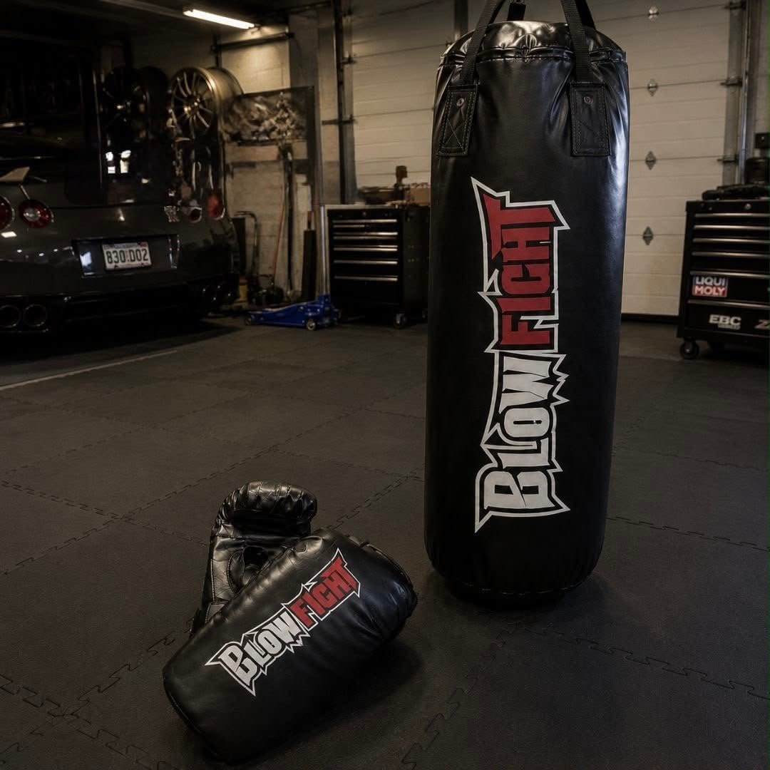 Saco De Box 90 Cm Profissional + Luva Bate Saco