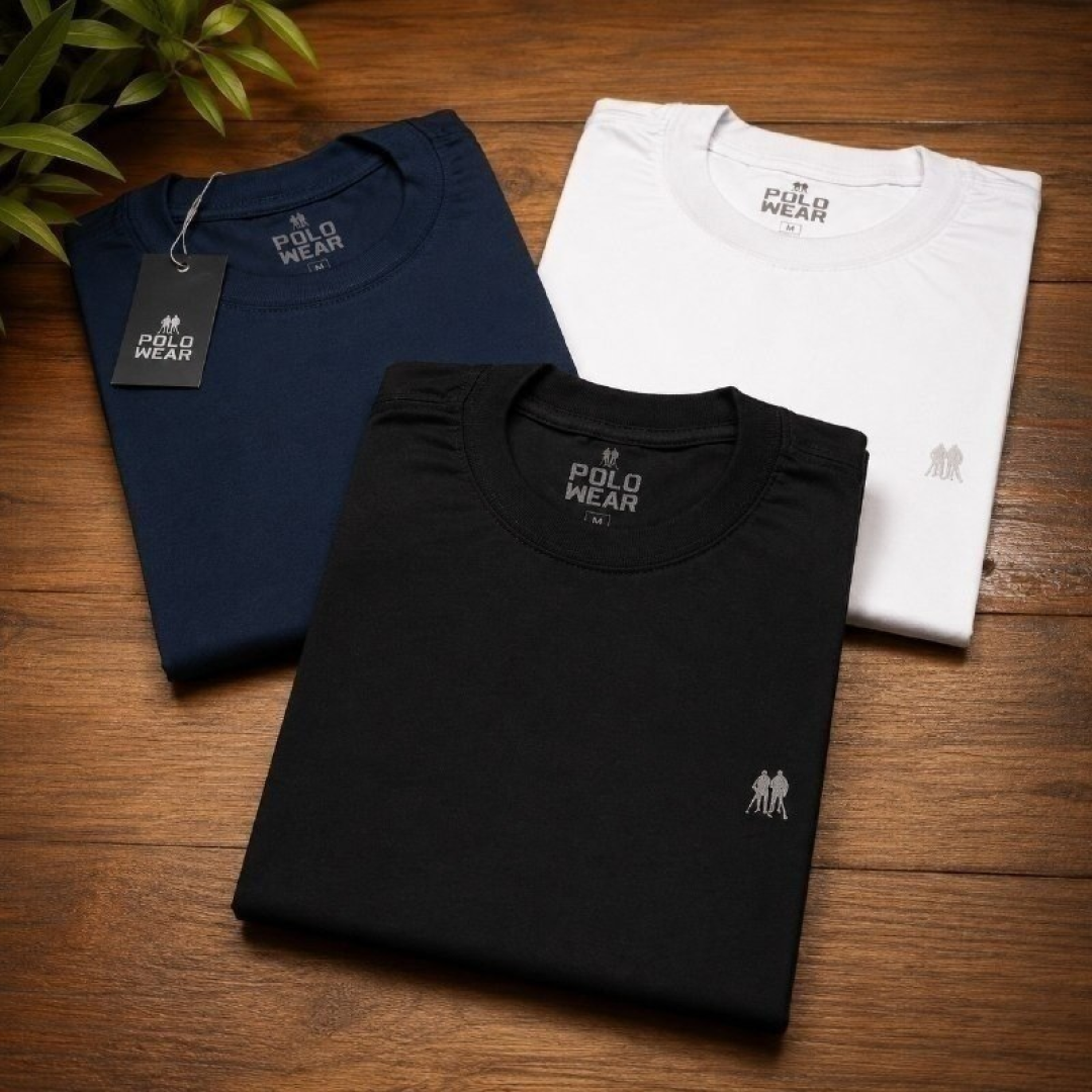 Kit com 3 Camisetas Polo Wear