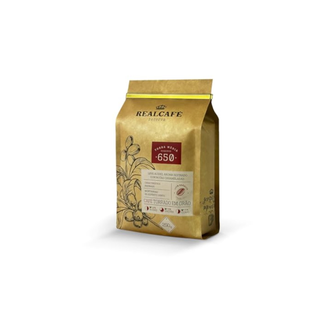 Café Especial Torrado em Grãos Realcafé Reserva 650 - 250g