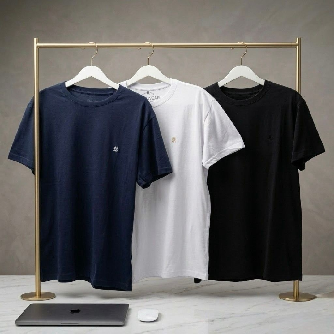Kit com 3 Camisetas Polo Wear