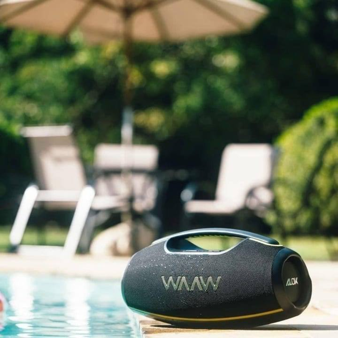 Caixa De Som Speaker Bluetooth Waaw Hyperboom 1000 Preto 127/220v