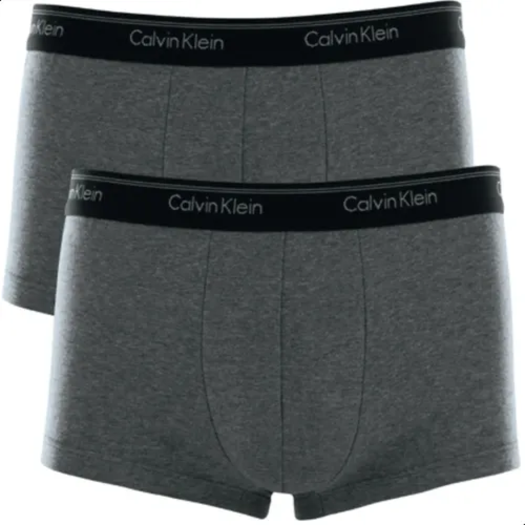 Kit 2 Cuecas Calvin Klein Boxer Low Rise Trunk Cotton Adulto