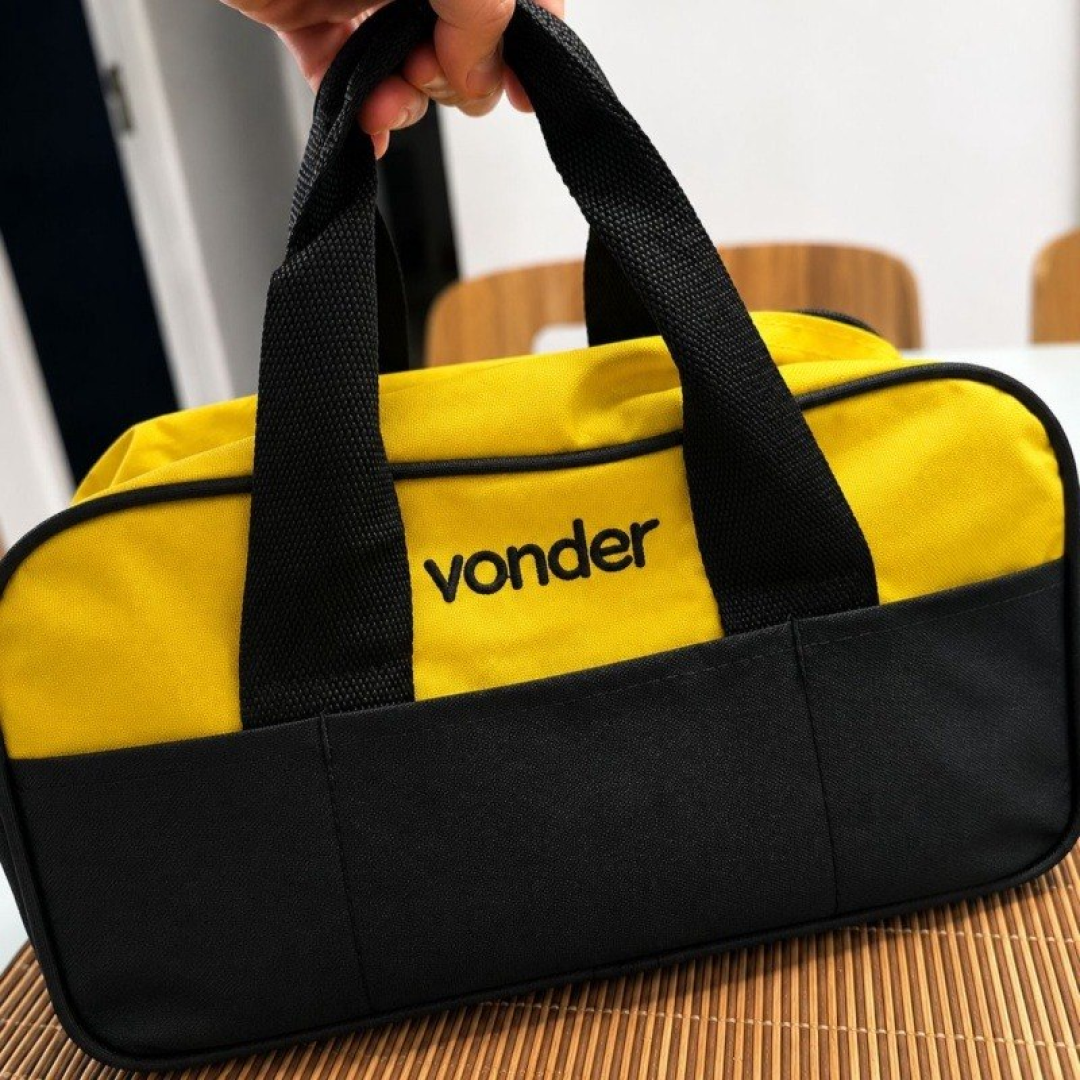 Bolsa Em Lona Para Ferramentas Bl-005 Com 8 Divisões Vonder