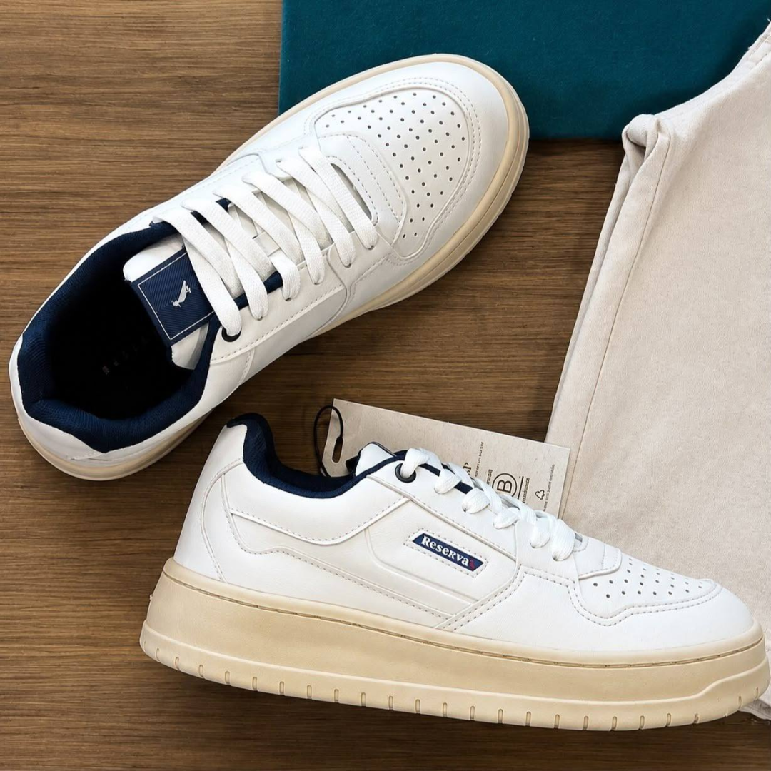Tênis Reserva Go Masculino Vortex Branco Lisa 41