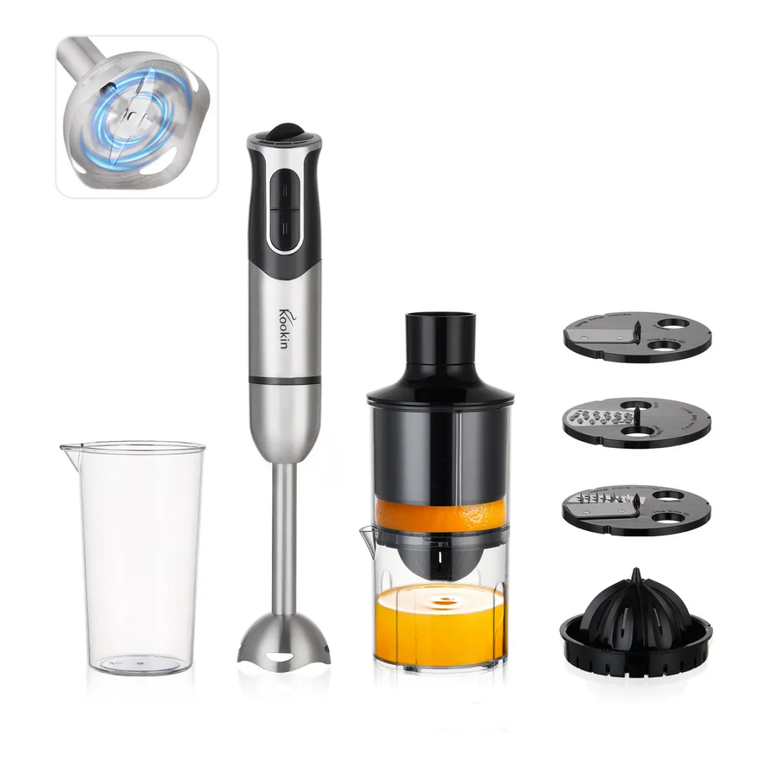 Mixer Kookin 800W Com Espremedor De Frutas e 8 Velocidades