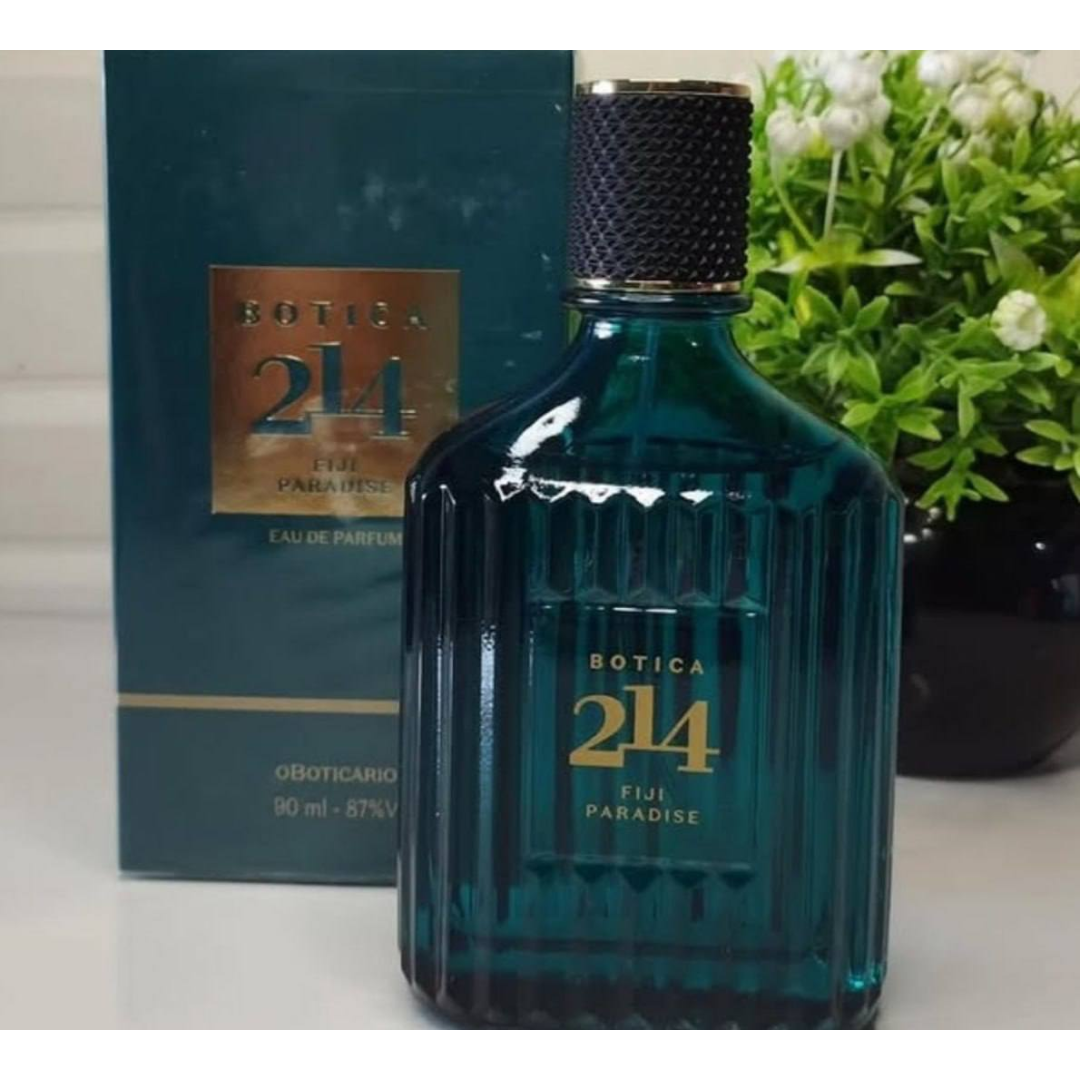 Botica 214 Fiji Paradise Fougère Especiado Eau De Parfum 90ml Perfume Masculino