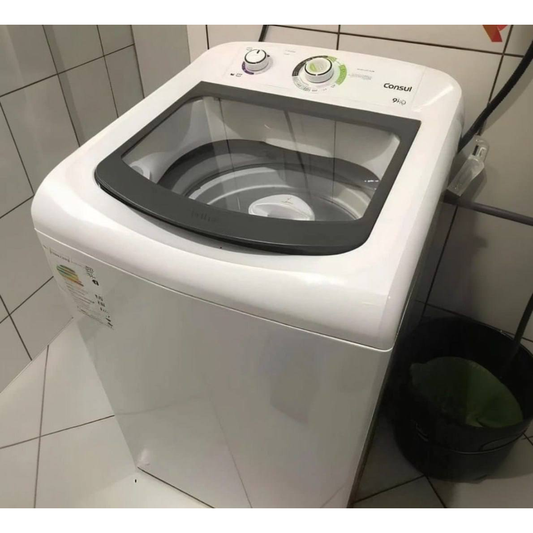 Máquina De Lavar Consul 9kg Branca Com Dosagem - C Branco