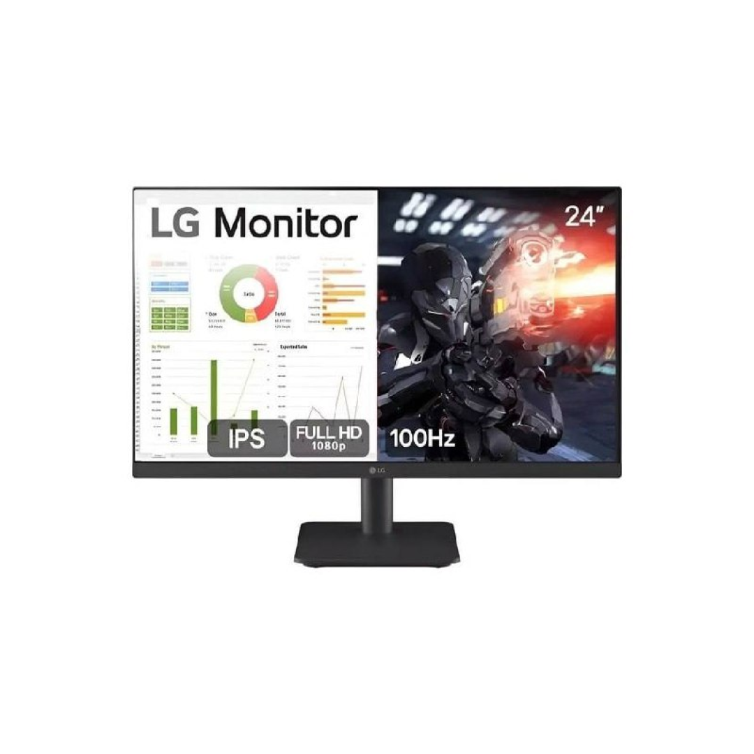 Monitor Pc Gamer LG 24 Ips, Full Hd, 100hz, Hdmi - 24ms500-b Preto 127/220v