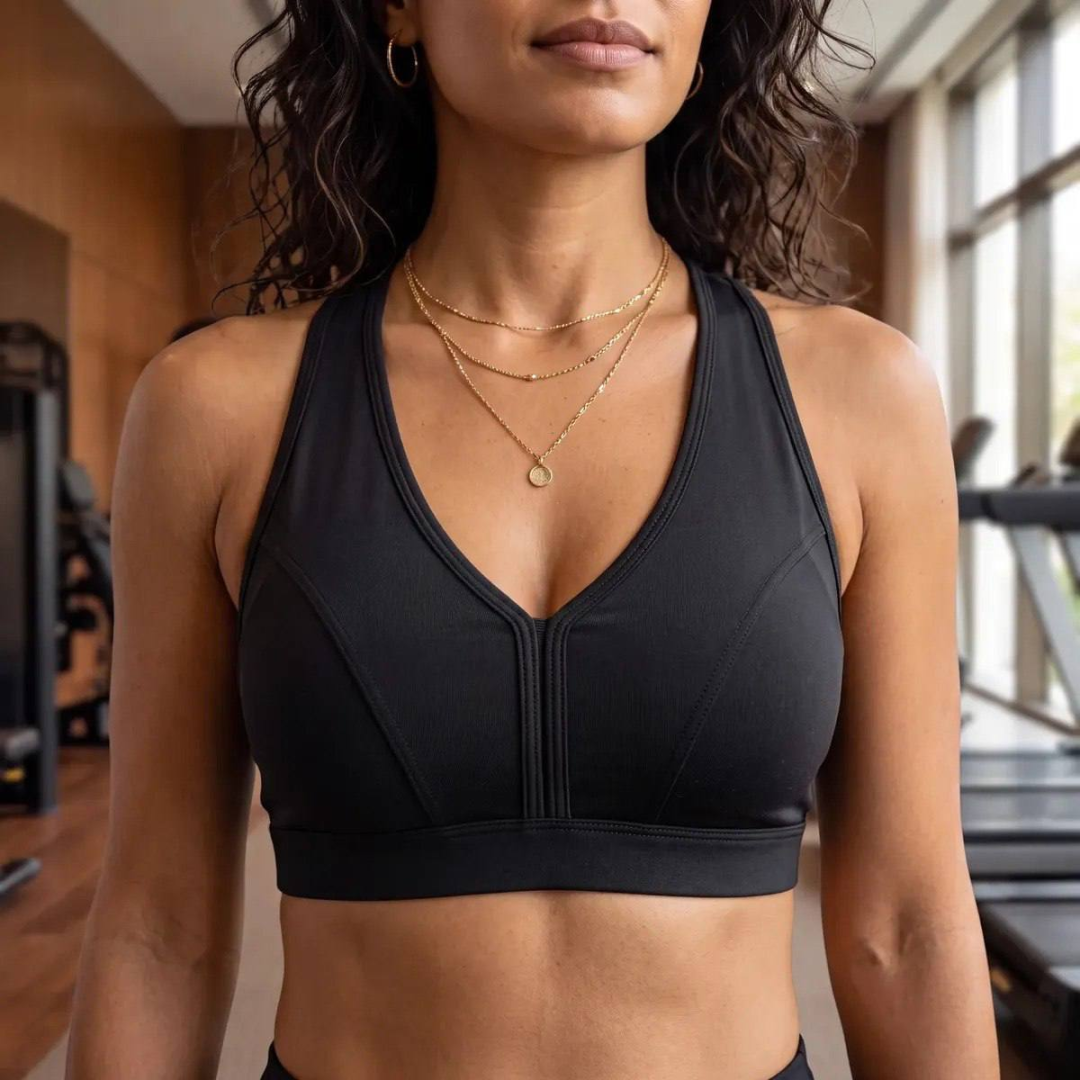 Top Fitness Esportivo Academia Cropped Mercado Livre Basics Preto Liso P