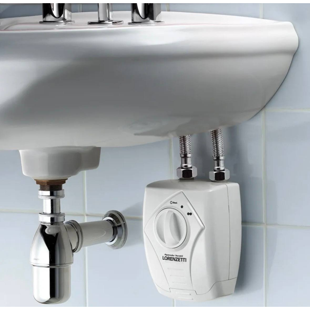 Aquecedor De Água Lorenzetti Elétrico Versátil Branco