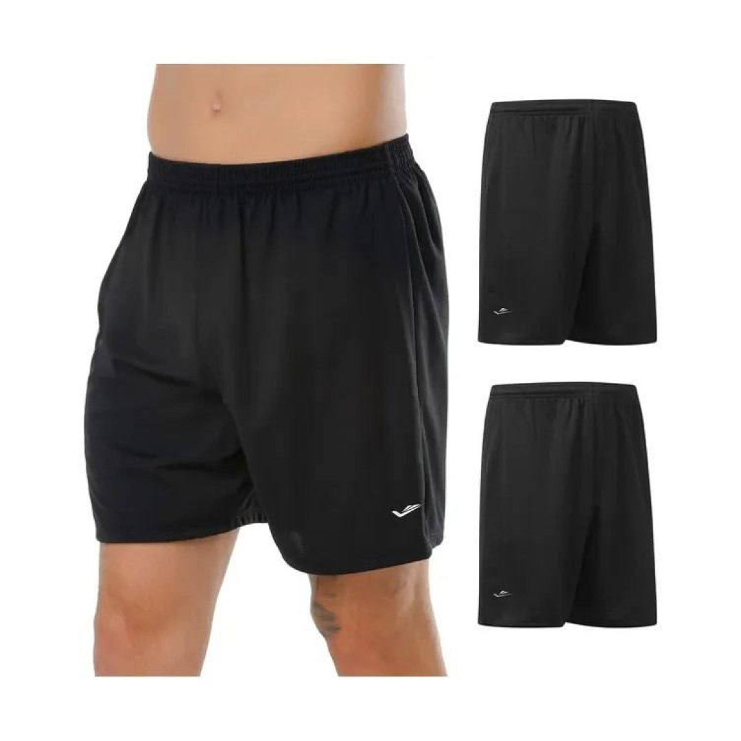 Kit 2 Bermuda Masculina Elite Short Elastano Academia Sport (6 cores)