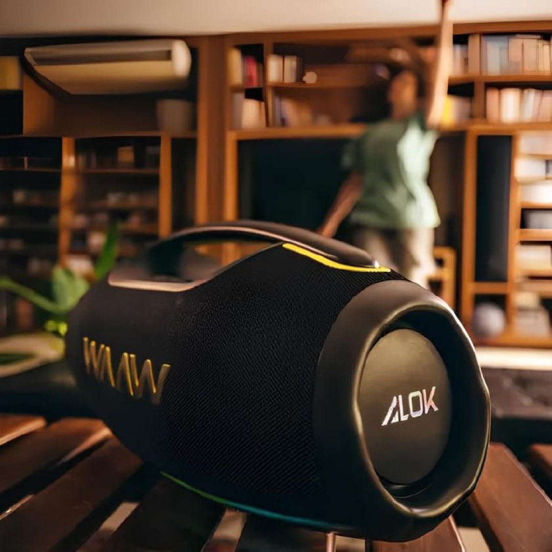 Caixa De Som Bluetooth Boombox Waaw By Alok Hyperboom 1000