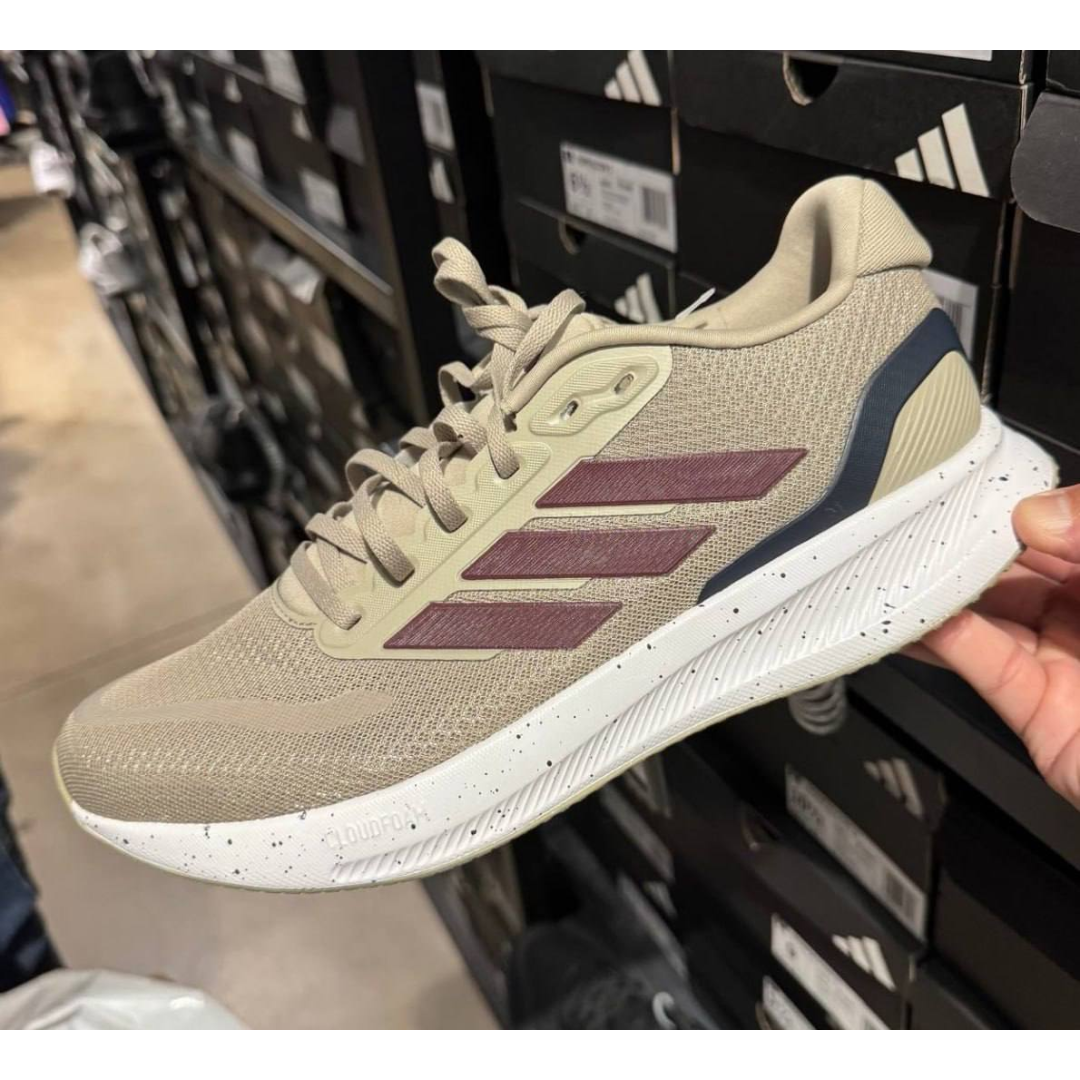 Tênis Corrida Runfalcon 5 adidas Marrom / Wonder Cargo / Maroon / Core Black 42 Br