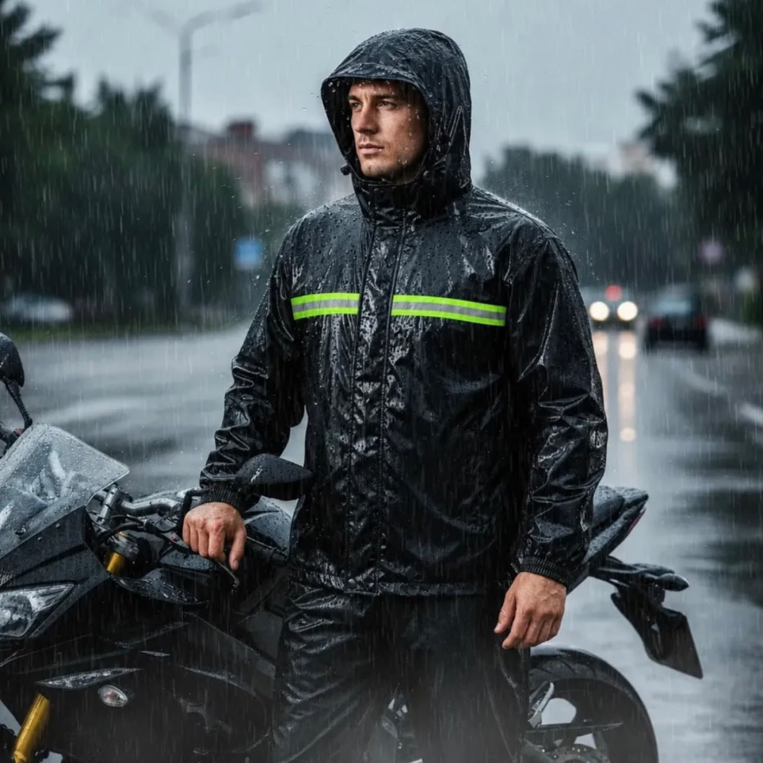 Capa De Chuva Motoqueiro Reforçada Pvc