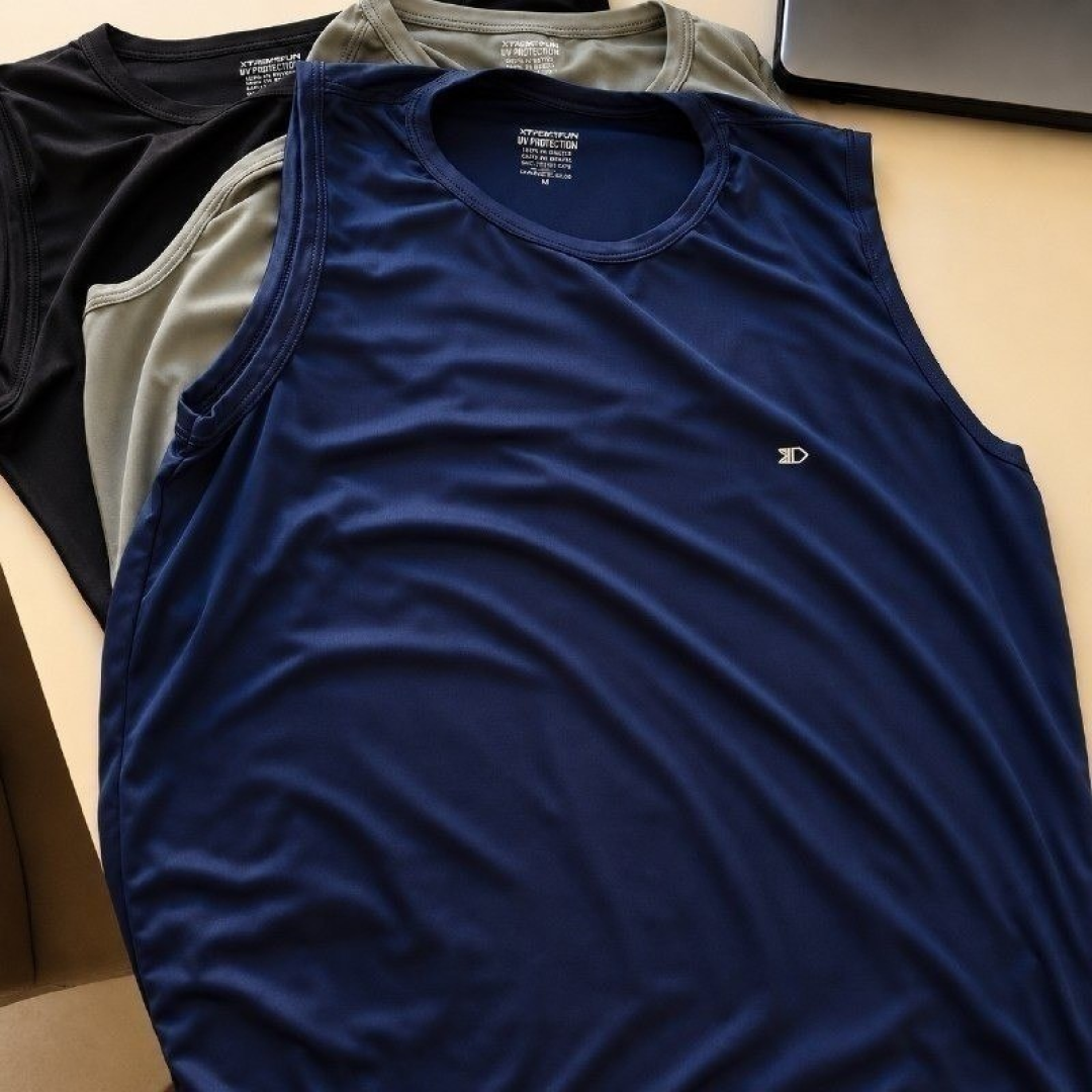 Kit com 3 Regatas Dry-fit Lisa Sandrini