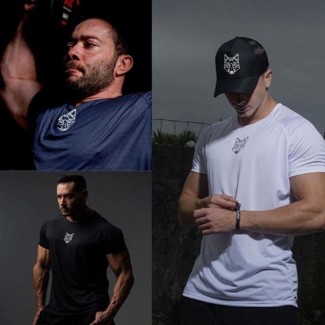 Kit com 4 Camisetas Dry Lobo Alpha