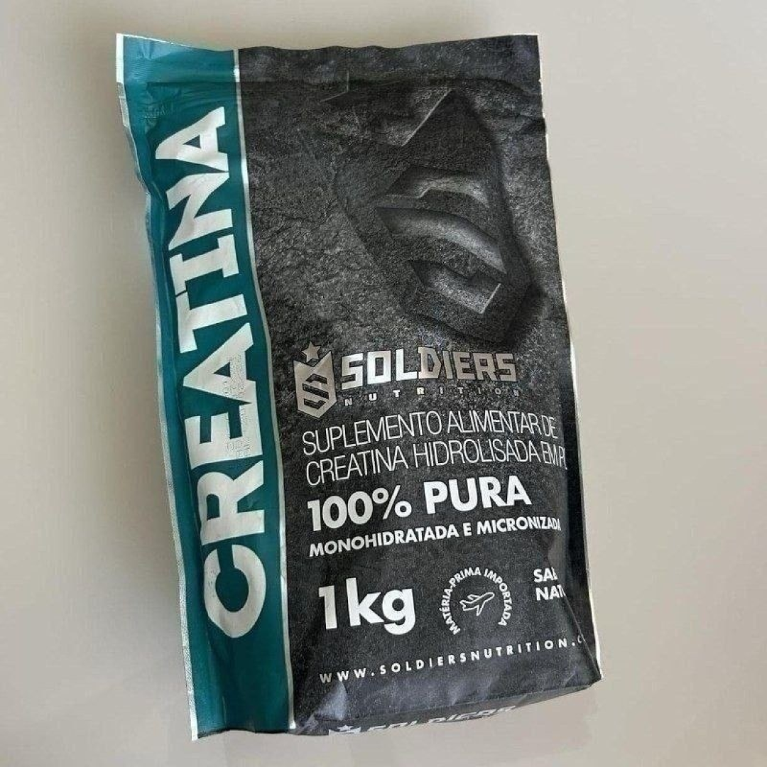 Creatina Soldiers 100% Pura 1kg