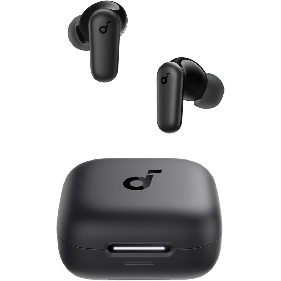 soundcore P30i da Anker, Fone de Ouvido Bluetooth 5.4 com Cancelamento de Ruído Adaptativo, Graves Poderosos, 45H de Reprodução, Estojo 2-em-1 com Sup...