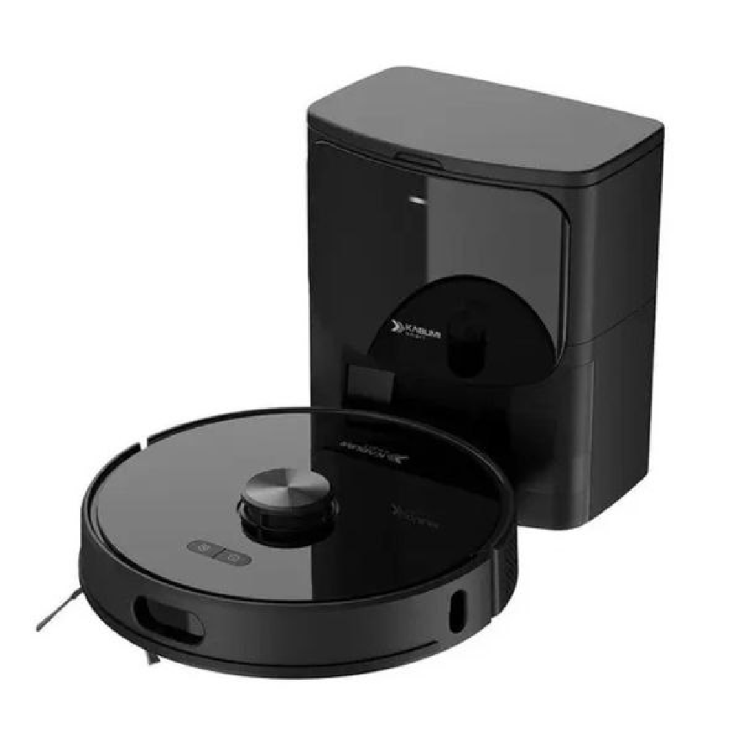 Robô Aspirador de Pó e Passa Pano KABUM! smart K1100, 127V, Preto