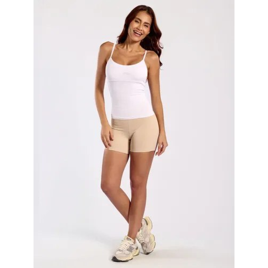 Regata Alça Fina Fitness Blusa Feminino Poliamida Camiseta (9 cores)
