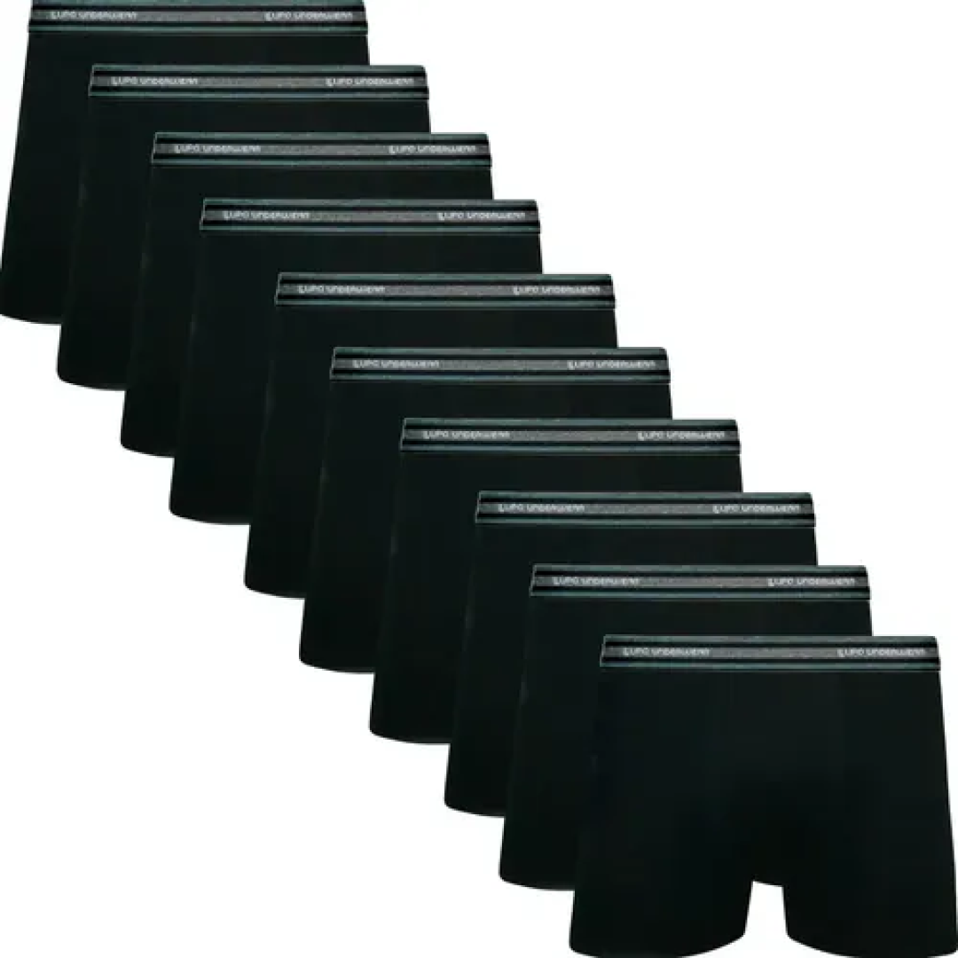 Kit com 10 Cuecas Lupo Algodão