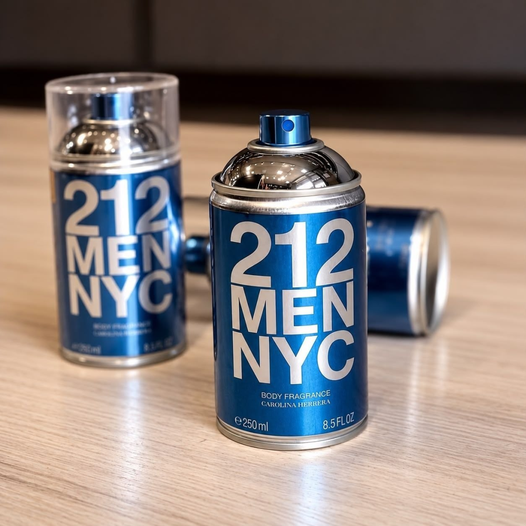 Body Spray Carolina Herrera 212 Men NYC Body 250ml