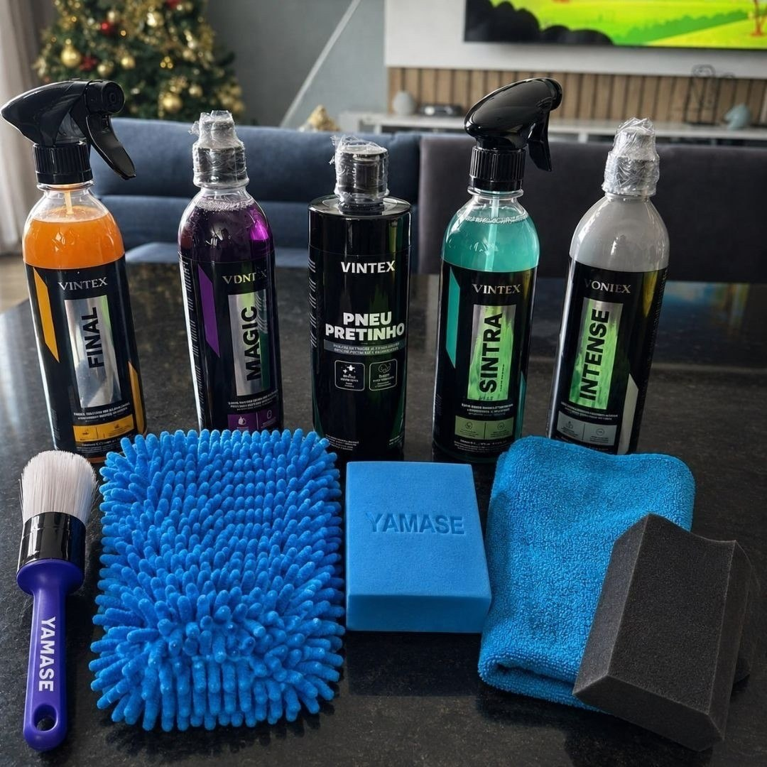 Kit Lavagem Vonixx: Shampoo + Cera Tok Final + Intense + Sintra Fast + Pneu