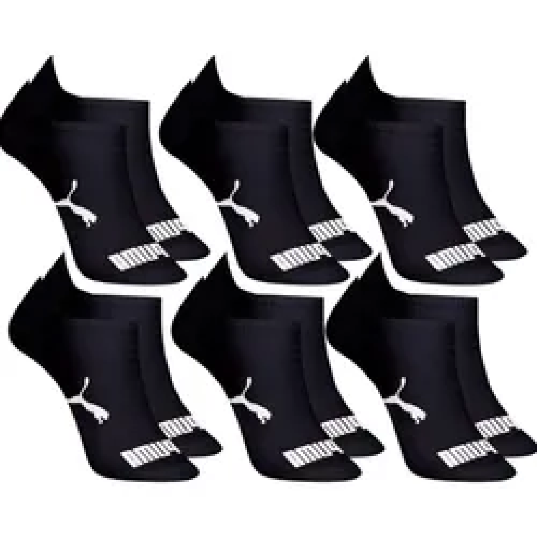 Kit com 6 Pares Meias Invisível Puma