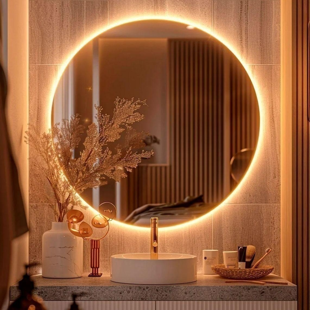 esse já vem com led atrás
