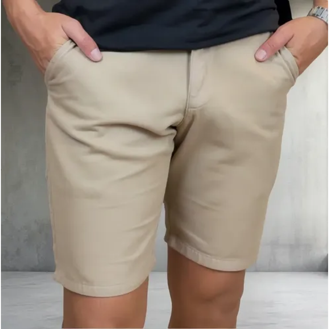 Bermuda Sarja Slim Chino Social (5 cores)