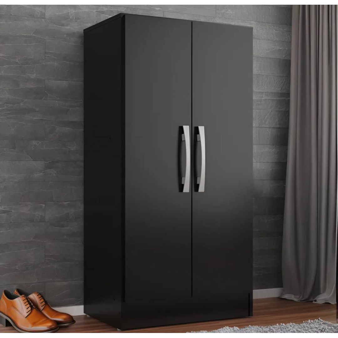 Armário Direto Sim Mu200 Preto 94cm X 46cm X 31cm 2 Portas